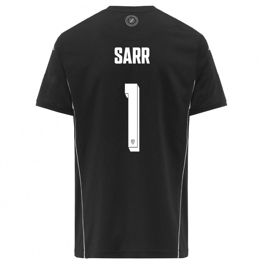 Danxen Män Mouhamadou Sarr #1 Svart Vit Bortatröja Matchtröjor 2025/26 Tröjor T-Tröja