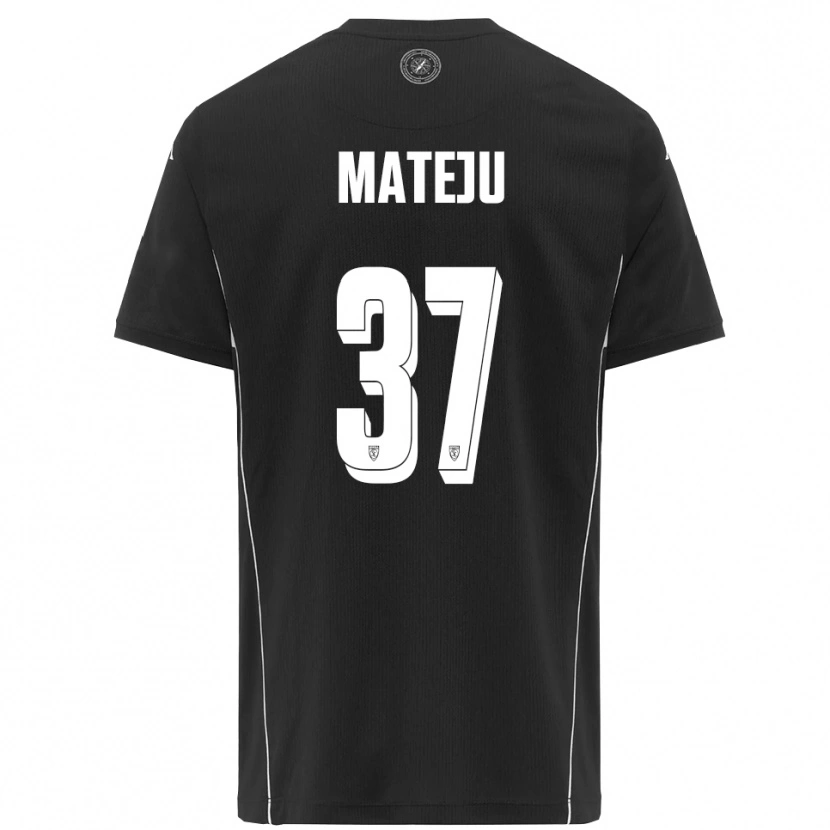 Danxen Män Ales Mateju #37 Svart Vit Bortatröja Matchtröjor 2025/26 Tröjor T-Tröja