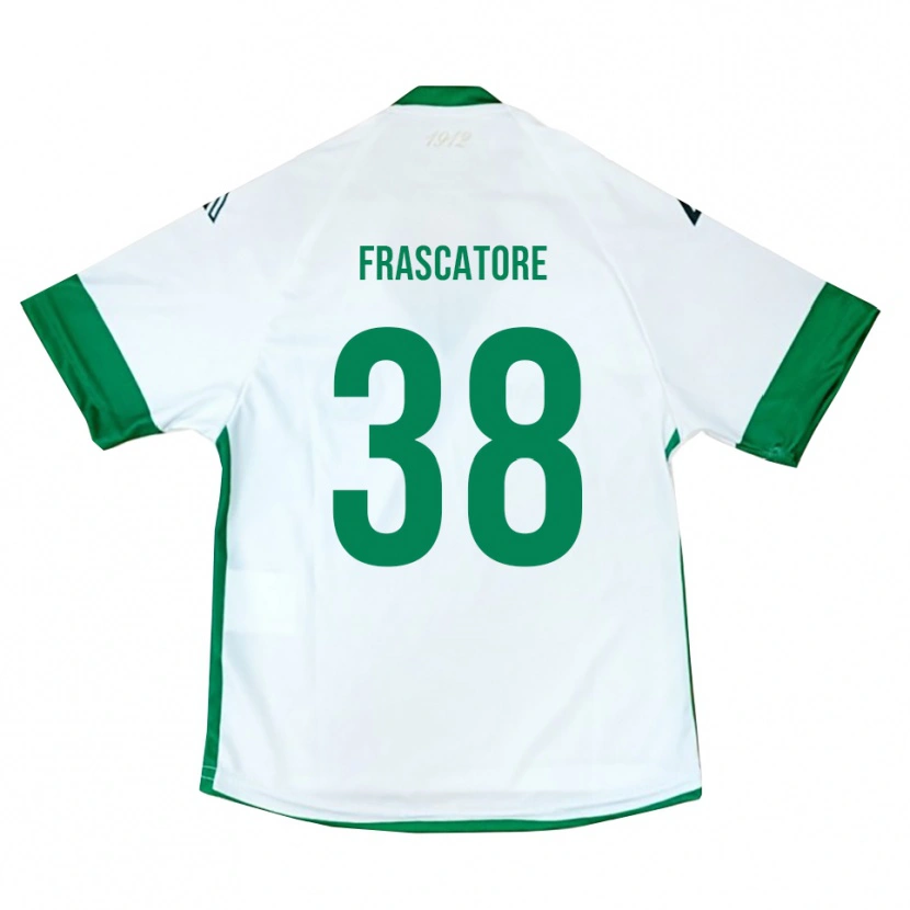 Danxen Män Paolo Frascatore #38 Vit Grön Blå Bortatröja Matchtröjor 2025/26 Tröjor T-Tröja