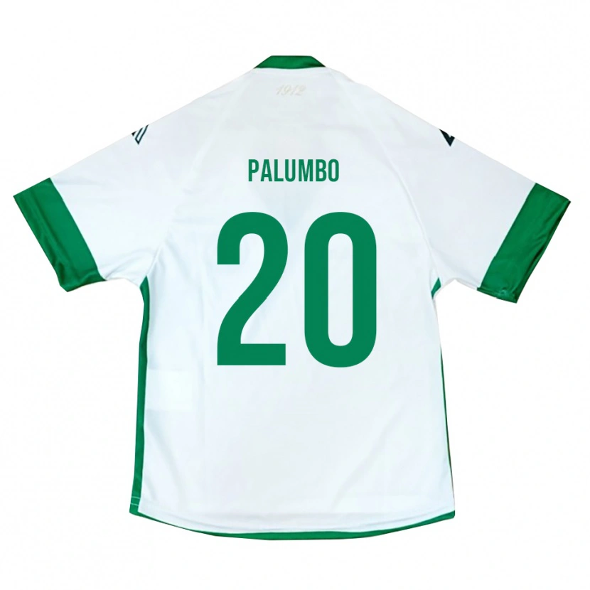 Danxen Män Martin Palumbo #20 Vit Grön Blå Bortatröja Matchtröjor 2025/26 Tröjor T-Tröja