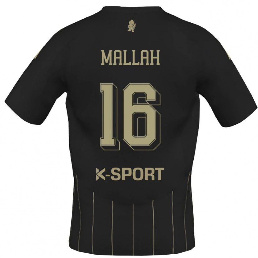 Danxen Män Rachid Mallah #16 Grått Vitt Bortatröja Matchtröjor 2025/26 Tröjor T-Tröja