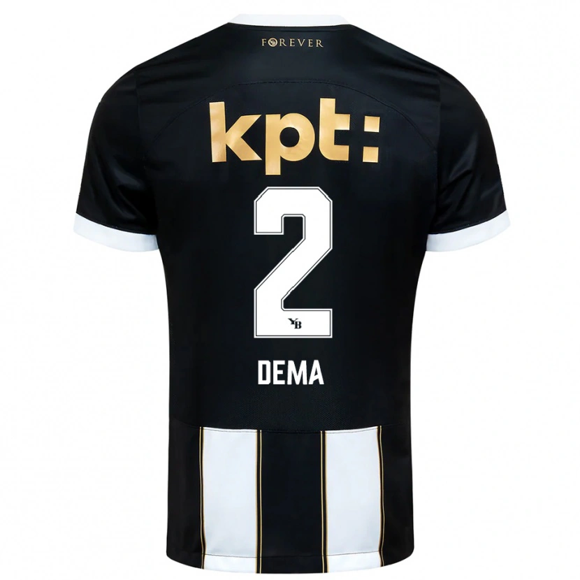 Danxen Män Besar Dema #2 Svart Vit Bortatröja Matchtröjor 2025/26 Tröjor T-Tröja