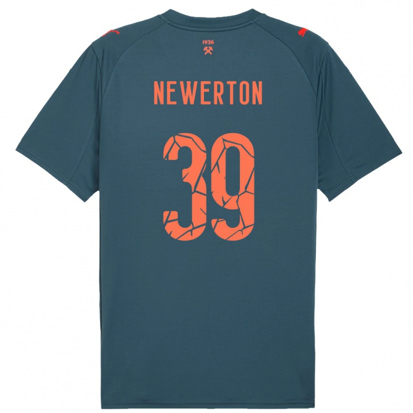 Danxen Män Newerton #39 Marinblå Röd Bortatröja Matchtröjor 2025/26 Tröjor T-Tröja