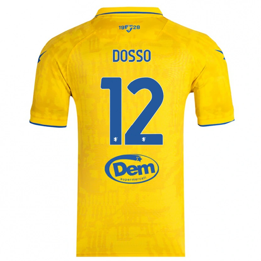 Danxen Kvinnor Aboubaka Dosso #12 Gul Blå Hemmatröja Matchtröjor 2025/26 Tröjor T-Tröja