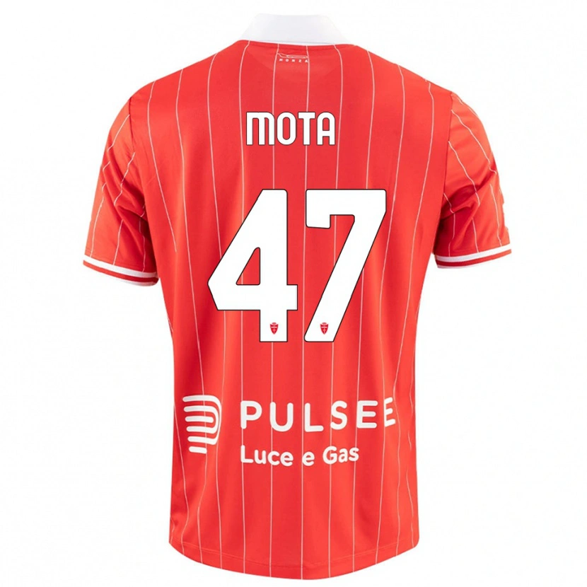 Danxen Kvinnor Dany Mota #47 Röd Vit Hemmatröja Matchtröjor 2025/26 Tröjor T-Tröja