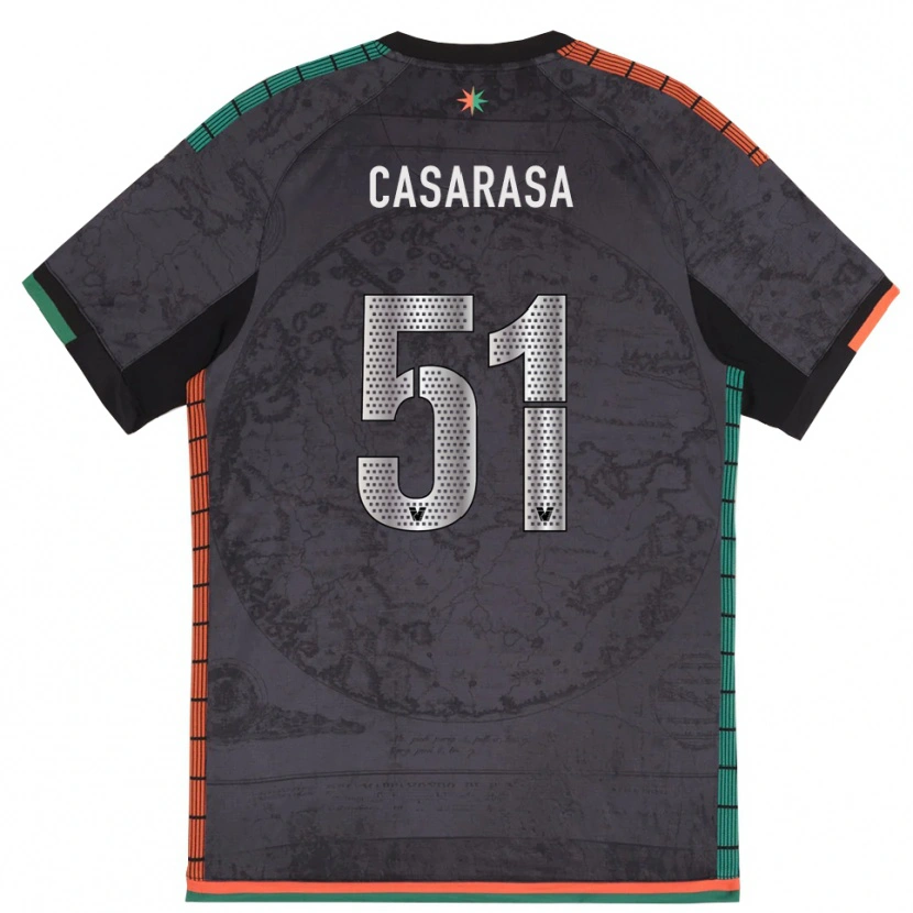 Danxen Kvinnor Asia Casarasa #51 Mörkgrå Hemmatröja Matchtröjor 2025/26 Tröjor T-Tröja