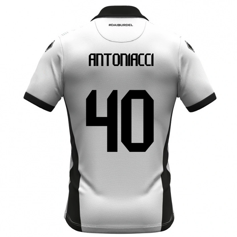 Danxen Kvinnor Augusto Antoniacci #40 Vit Svart Orange Hemmatröja Matchtröjor 2025/26 Tröjor T-Tröja