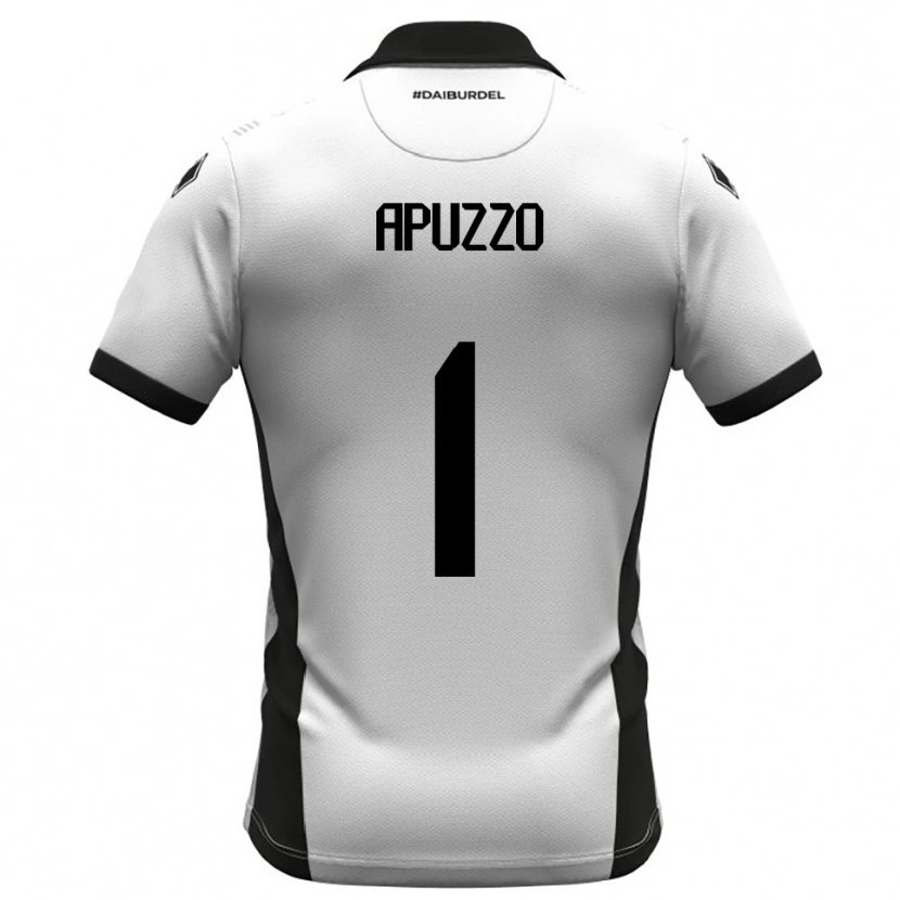 Danxen Kvinnor Davide Apuzzo #1 Vit Svart Orange Hemmatröja Matchtröjor 2025/26 Tröjor T-Tröja