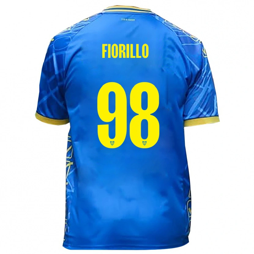 Danxen Kvinnor Vincenzo Fiorillo #98 Himmelsblått Gult Hemmatröja Matchtröjor 2025/26 Tröjor T-Tröja