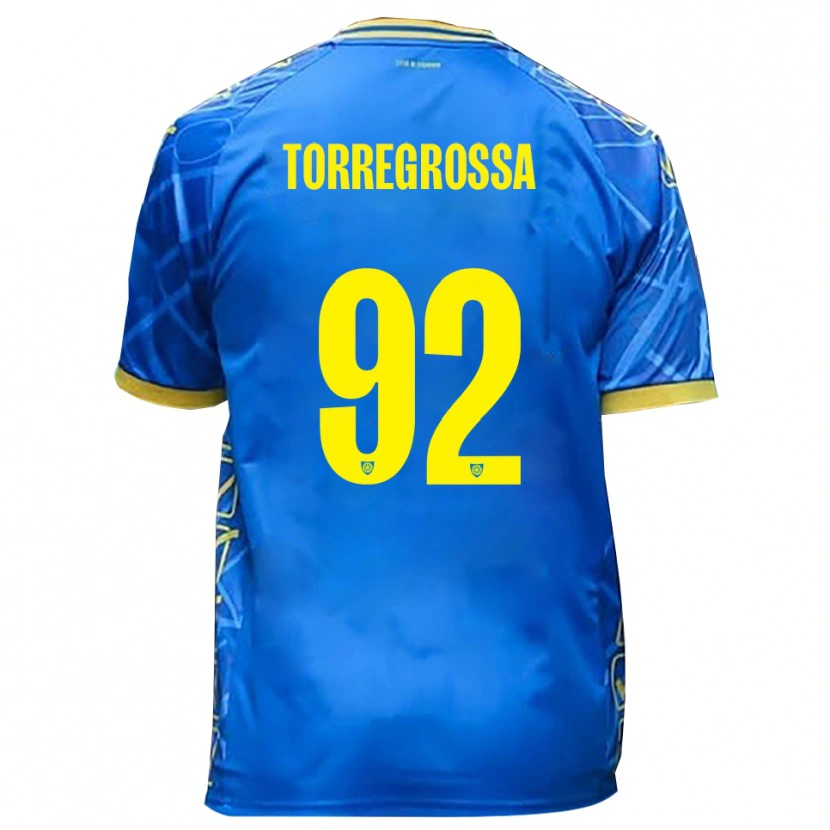 Danxen Kvinnor Ernesto Torregrossa #92 Himmelsblått Gult Hemmatröja Matchtröjor 2025/26 Tröjor T-Tröja