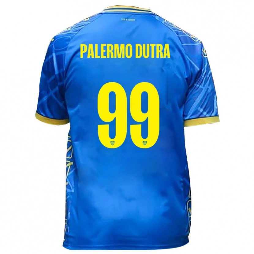 Danxen Kvinnor Ryduan Palermo Dutra #99 Himmelsblått Gult Hemmatröja Matchtröjor 2025/26 Tröjor T-Tröja
