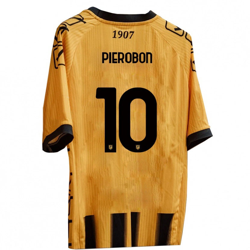Danxen Kvinnor Christian Pierobon #10 Gult Svart Hemmatröja Matchtröjor 2025/26 Tröjor T-Tröja