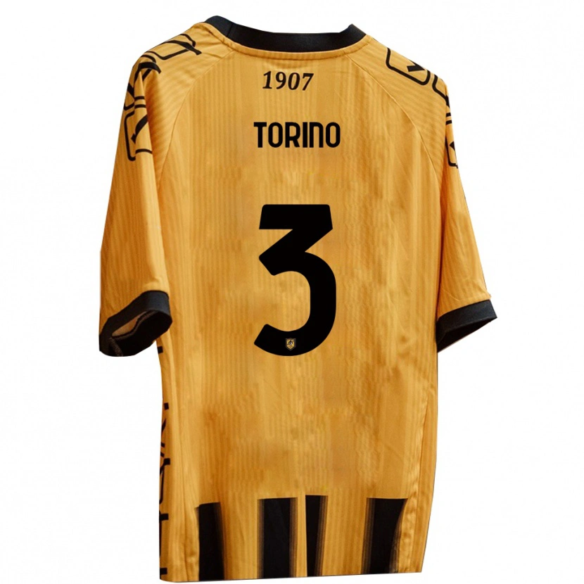 Danxen Kvinnor Christian Torino #3 Gult Svart Hemmatröja Matchtröjor 2025/26 Tröjor T-Tröja
