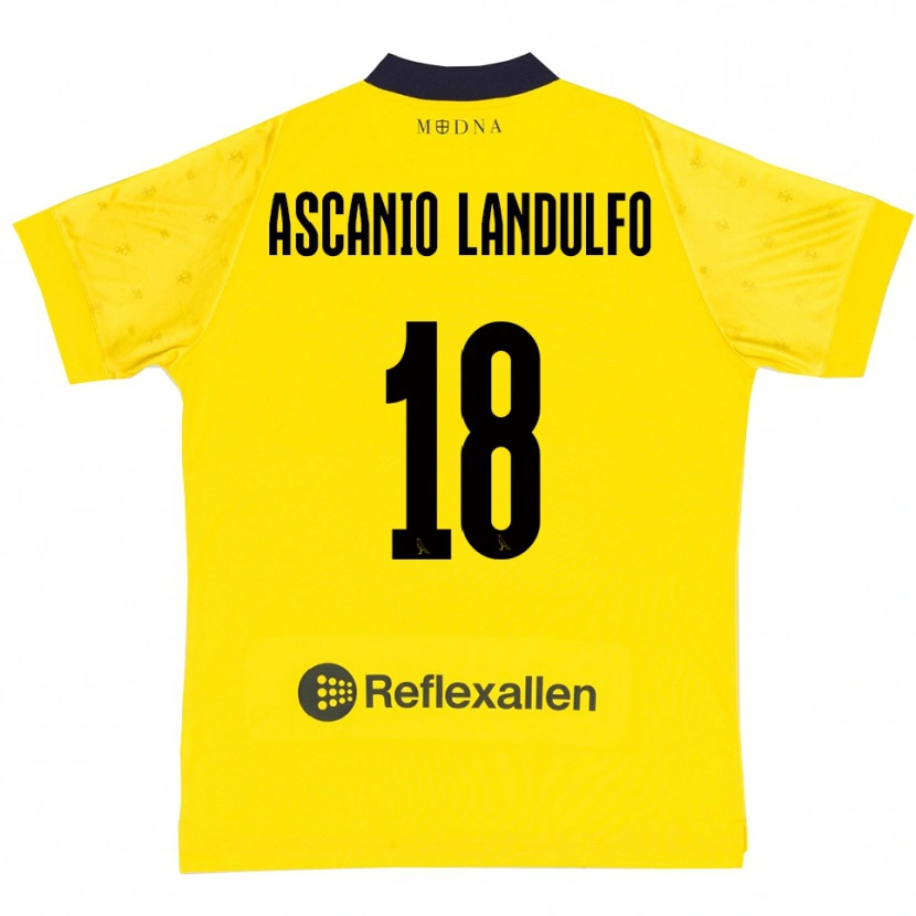 Danxen Kvinnor Gabriele Ascanio Landulfo #18 Gul Marinblå Hemmatröja Matchtröjor 2025/26 Tröjor T-Tröja