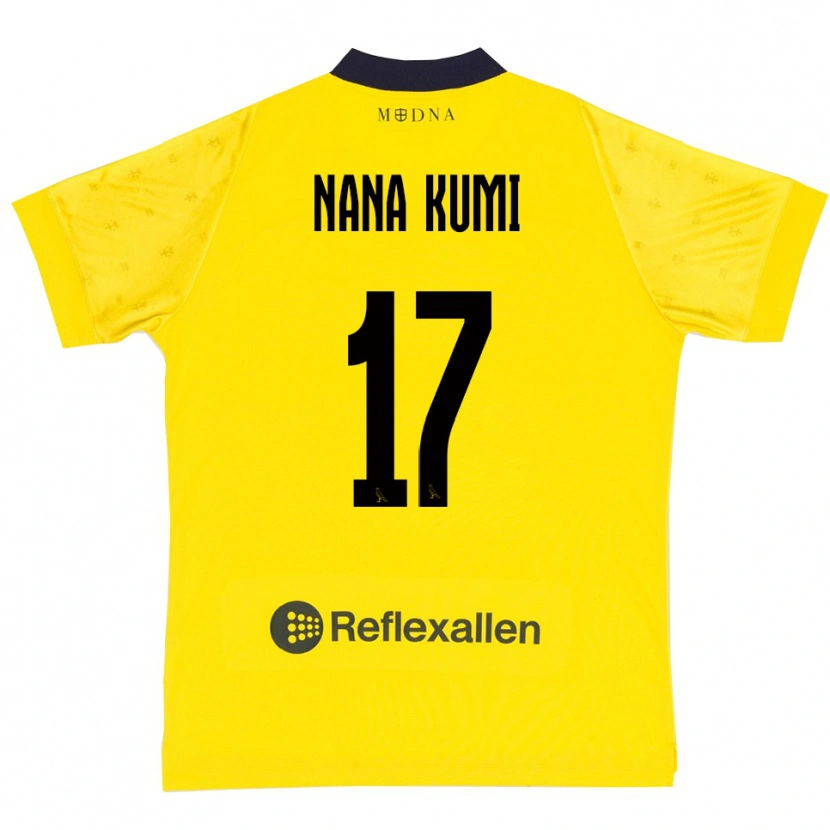 Danxen Kvinnor Ronald Nana Kumi #17 Gul Marinblå Hemmatröja Matchtröjor 2025/26 Tröjor T-Tröja