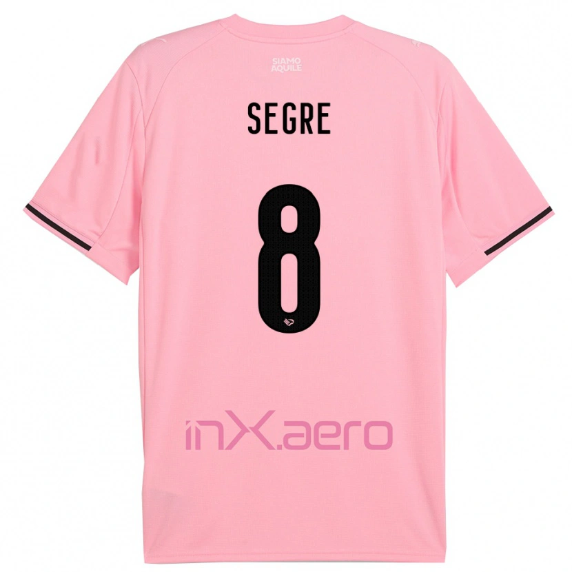Danxen Kvinnor Jacopo Segre #8 Rosa Svart Hemmatröja Matchtröjor 2025/26 Tröjor T-Tröja