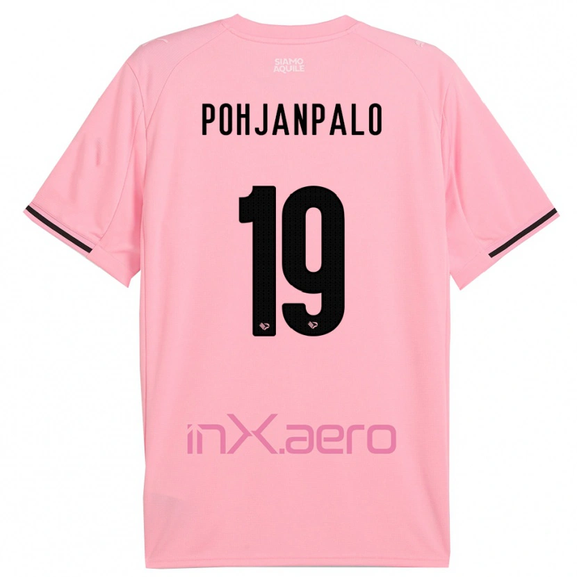 Danxen Kvinnor Joel Pohjanpalo #19 Rosa Svart Hemmatröja Matchtröjor 2025/26 Tröjor T-Tröja