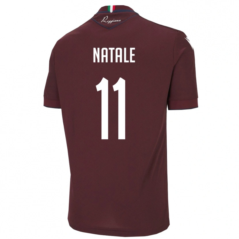 Danxen Kvinnor Mario Natale #11 Bourgogne Vitt Hemmatröja Matchtröjor 2025/26 Tröjor T-Tröja