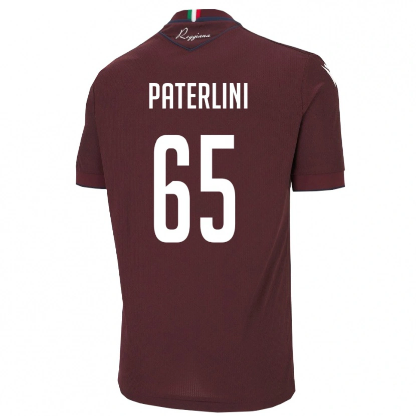 Danxen Kvinnor Federico Paterlini #65 Bourgogne Vitt Hemmatröja Matchtröjor 2025/26 Tröjor T-Tröja