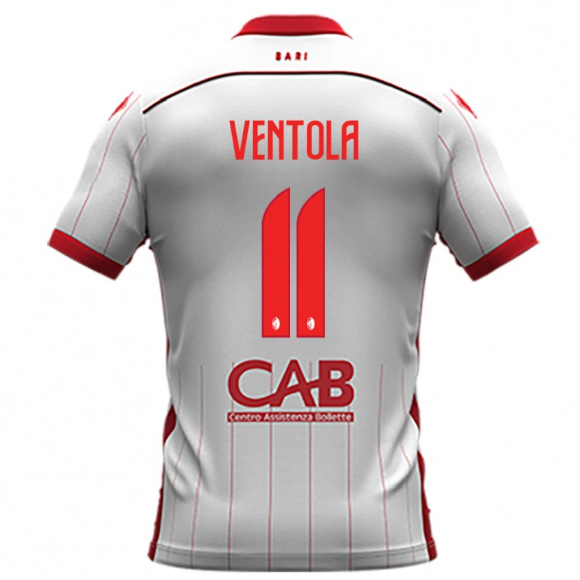 Danxen Kvinnor Flavio Ventola #11 Vit Röd Hemmatröja Matchtröjor 2025/26 Tröjor T-Tröja