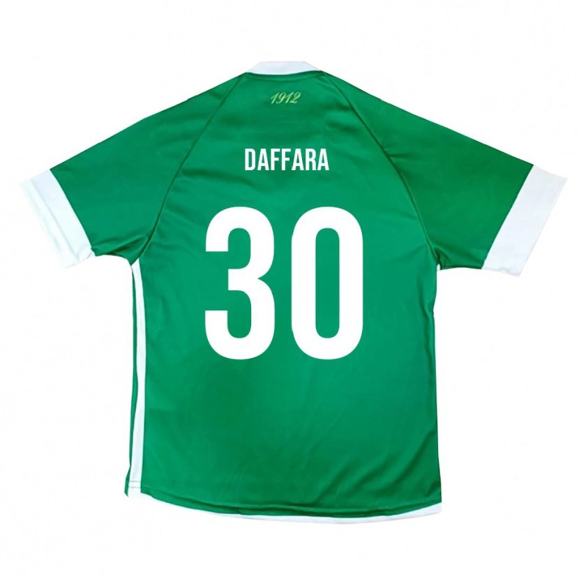 Danxen Kvinnor Giovanni Daffara #30 Grön Vit Hemmatröja Matchtröjor 2025/26 Tröjor T-Tröja