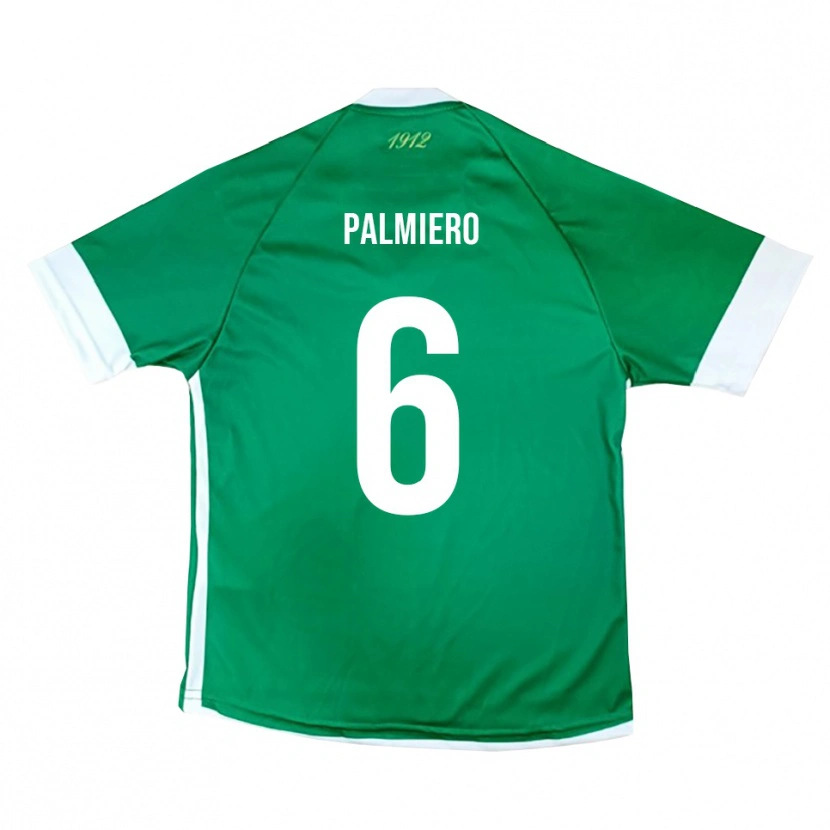 Danxen Kvinnor Luca Palmiero #6 Grön Vit Hemmatröja Matchtröjor 2025/26 Tröjor T-Tröja