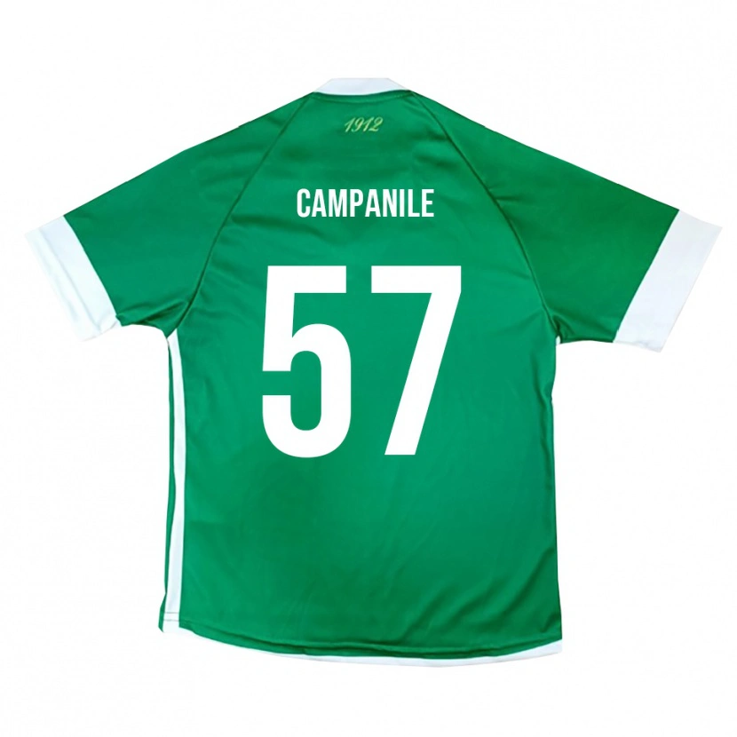 Danxen Kvinnor Alessandro Campanile #57 Grön Vit Hemmatröja Matchtröjor 2025/26 Tröjor T-Tröja