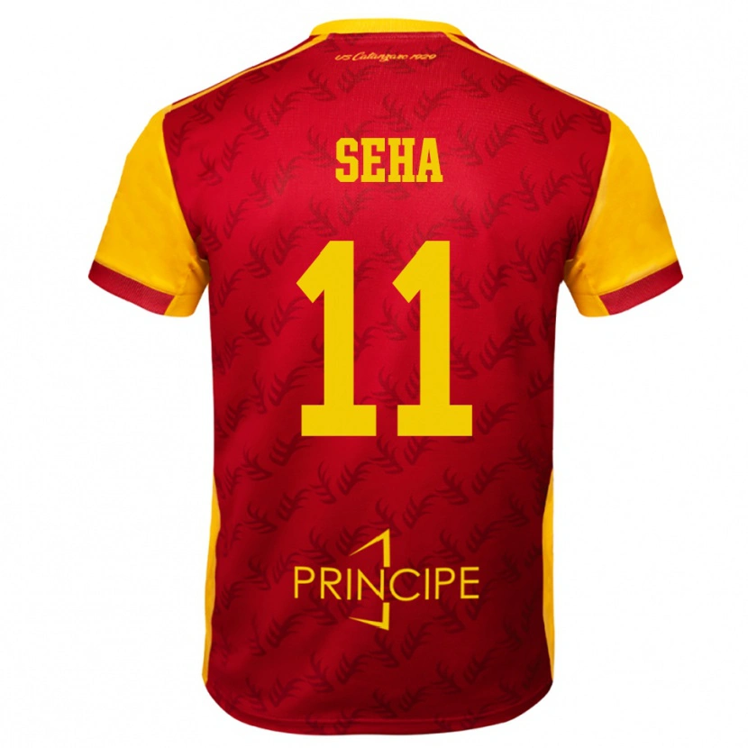 Danxen Kvinnor Sayha Seha #11 Gul Röd Hemmatröja Matchtröjor 2025/26 Tröjor T-Tröja