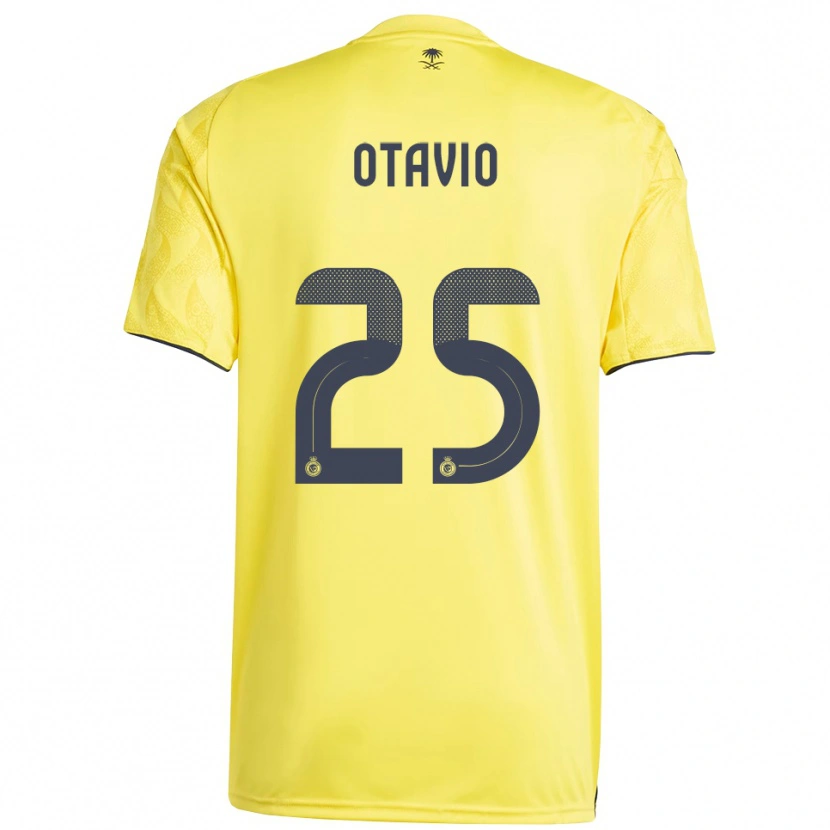 Danxen Kvinnor Otávio #25 Gul Svart Hemmatröja Matchtröjor 2025/26 Tröjor T-Tröja