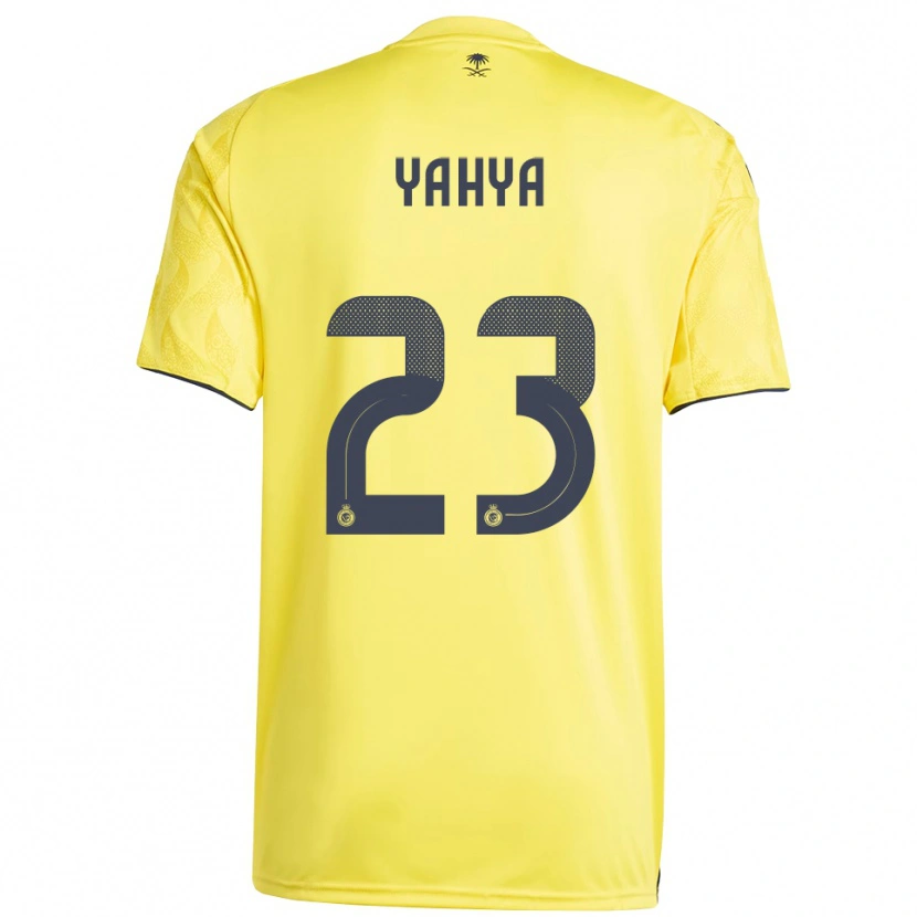 Danxen Kvinnor Ayman Yahya #23 Gul Svart Hemmatröja Matchtröjor 2025/26 Tröjor T-Tröja