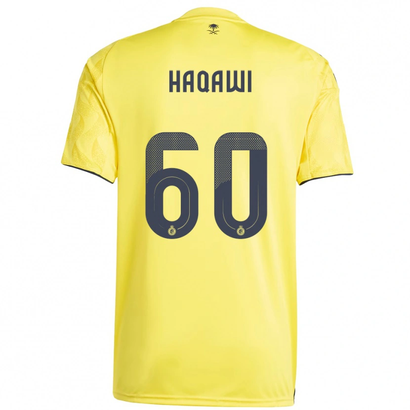 Danxen Kvinnor Saad Haqawi #60 Gul Svart Hemmatröja Matchtröjor 2025/26 Tröjor T-Tröja