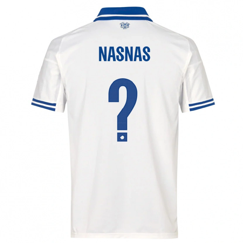 Danxen Kvinnor Marvin Nasnas #0 Vit Blå Hemmatröja Matchtröjor 2025/26 Tröjor T-Tröja