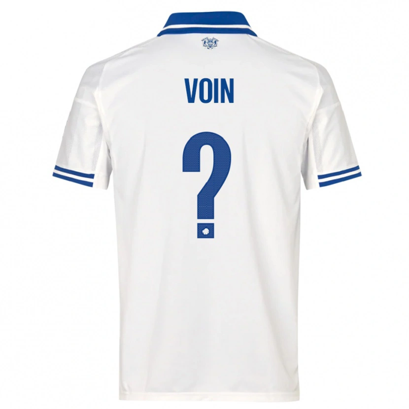 Danxen Kvinnor Simon Voin #0 Vit Blå Hemmatröja Matchtröjor 2025/26 Tröjor T-Tröja