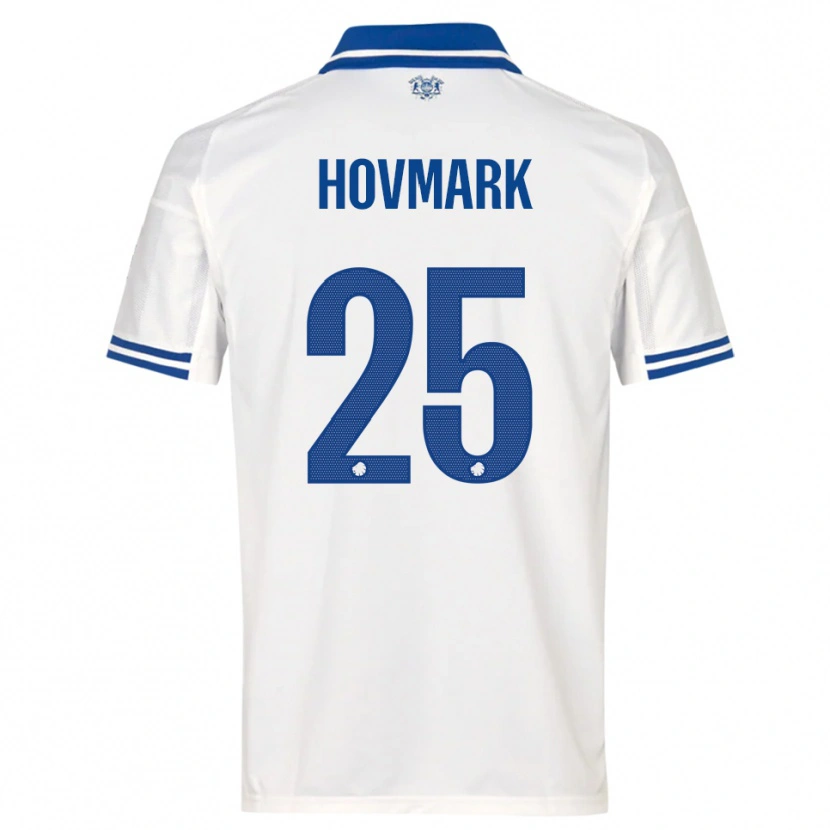 Danxen Kvinnor Maria Hovmark #25 Vit Blå Hemmatröja Matchtröjor 2025/26 Tröjor T-Tröja