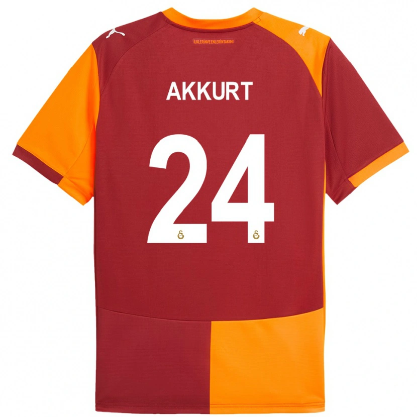 Danxen Kvinnor Arzu Akkurt #24 Röd Orange Hemmatröja Matchtröjor 2025/26 Tröjor T-Tröja