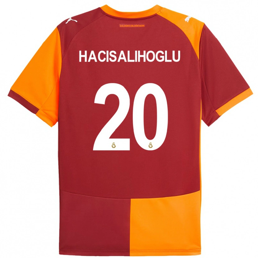Danxen Kvinnor Arda Hacisalihoglu #20 Röd Orange Hemmatröja Matchtröjor 2025/26 Tröjor T-Tröja