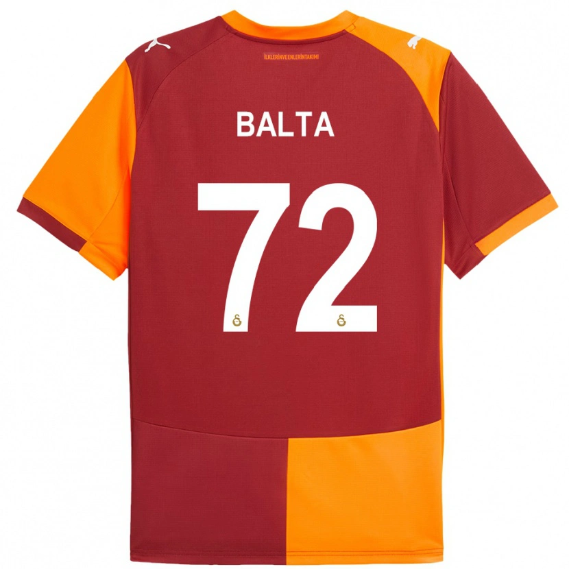 Danxen Kvinnor Çağrı Balta #72 Röd Orange Hemmatröja Matchtröjor 2025/26 Tröjor T-Tröja