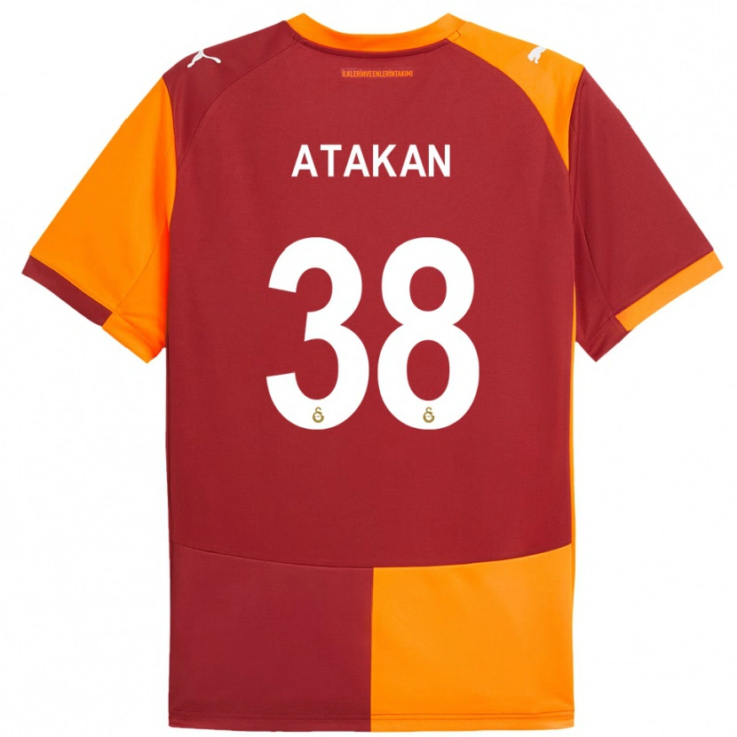 Danxen Kvinnor Atakan Ordu #38 Röd Orange Hemmatröja Matchtröjor 2025/26 Tröjor T-Tröja