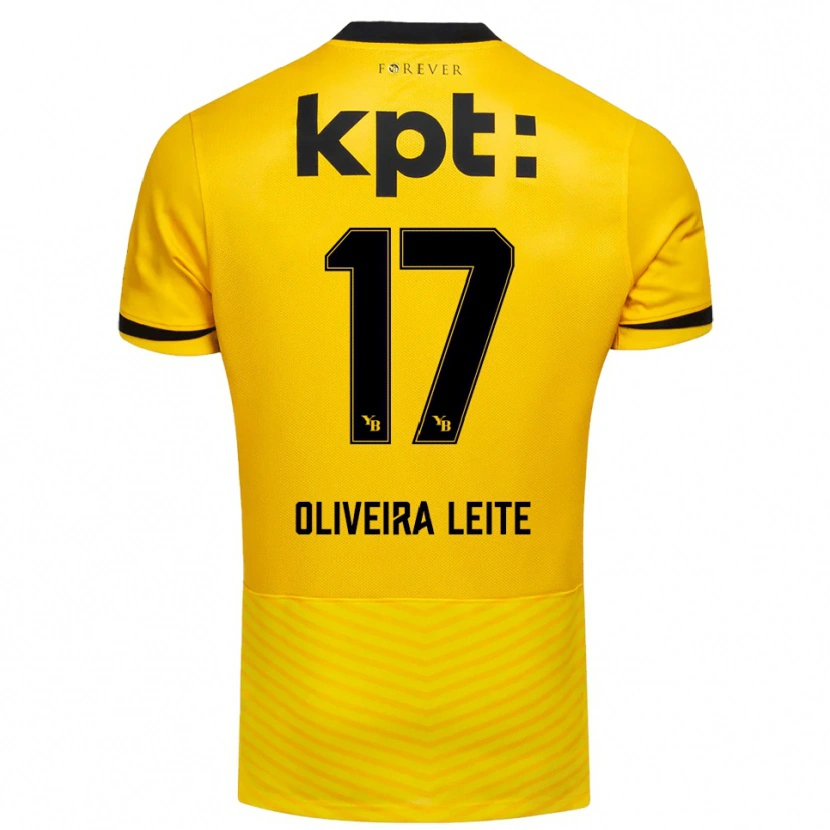 Danxen Kvinnor Ana Oliveira Leite #17 Gul Svart Hemmatröja Matchtröjor 2025/26 Tröjor T-Tröja