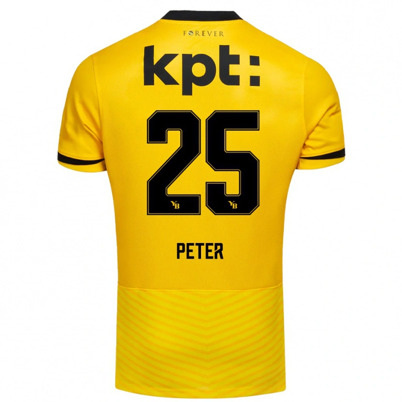 Danxen Kvinnor Luc Peter #25 Gul Svart Hemmatröja Matchtröjor 2025/26 Tröjor T-Tröja