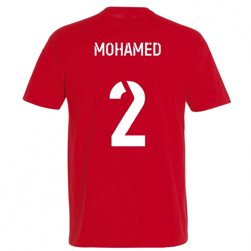 Danxen Kvinnor Yanis Mohamed #2 Rött Gult Hemmatröja Matchtröjor 2025/26 Tröjor T-Tröja