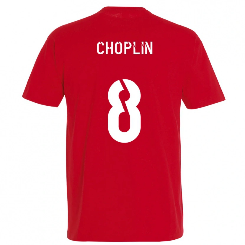 Danxen Kvinnor Romain Choplin #8 Rött Gult Hemmatröja Matchtröjor 2025/26 Tröjor T-Tröja
