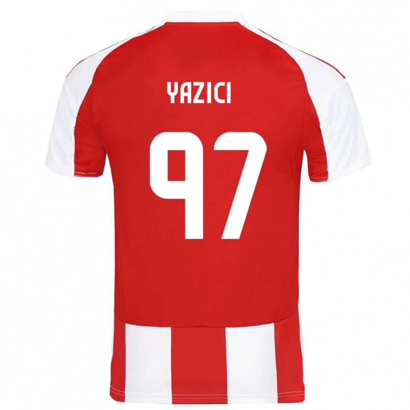 Danxen Kvinnor Yusuf Yazıcı #97 Röd Vit Hemmatröja Matchtröjor 2025/26 Tröjor T-Tröja