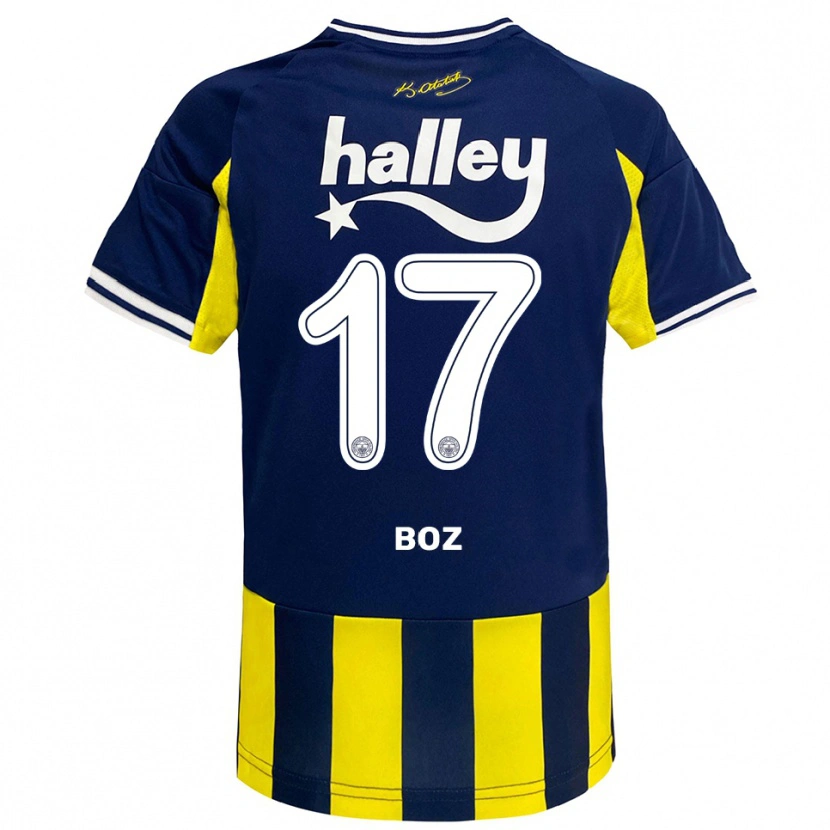Danxen Kvinnor Yasir Boz #17 Gul Marinblå Vit Hemmatröja Matchtröjor 2025/26 Tröjor T-Tröja