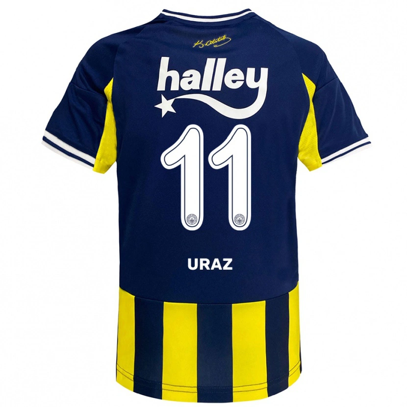 Danxen Kvinnor Yağmur Uraz #11 Gul Marinblå Vit Hemmatröja Matchtröjor 2025/26 Tröjor T-Tröja
