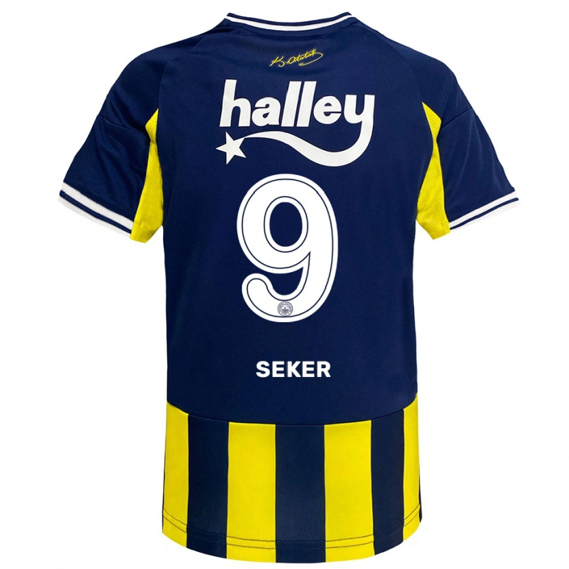 Danxen Kvinnor Busem Şeker #9 Gul Marinblå Vit Hemmatröja Matchtröjor 2025/26 Tröjor T-Tröja