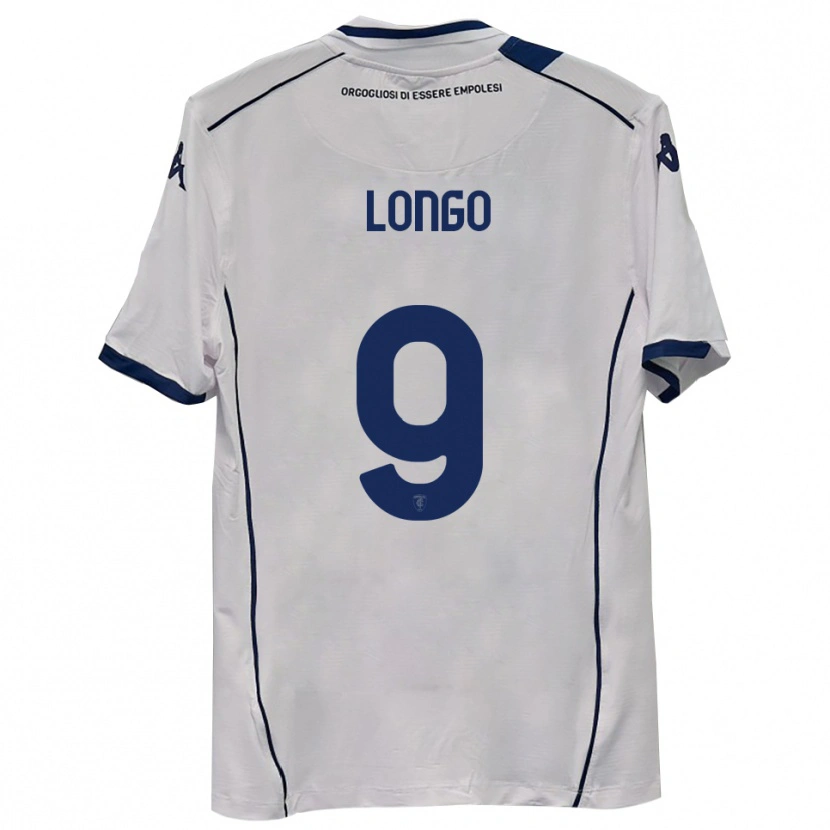 Danxen Kvinnor Mattia Longo #9 Mörk Marinblå Bortatröja Matchtröjor 2025/26 Tröjor T-Tröja
