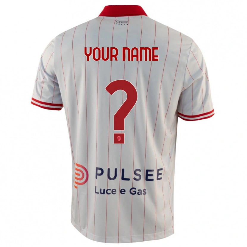 Danxen Kvinnor Ditt Namn #0 Vit Röd Blå Bortatröja Matchtröjor 2025/26 Tröjor T-Tröja