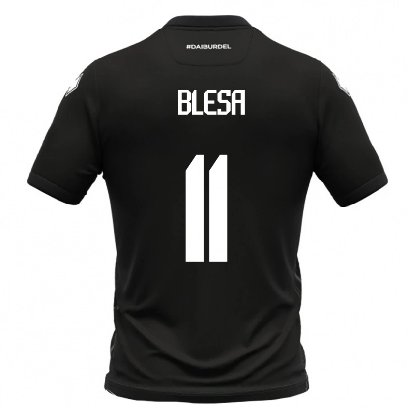 Danxen Kvinnor Jalen Blesa #11 Svart Vit Bortatröja Matchtröjor 2025/26 Tröjor T-Tröja