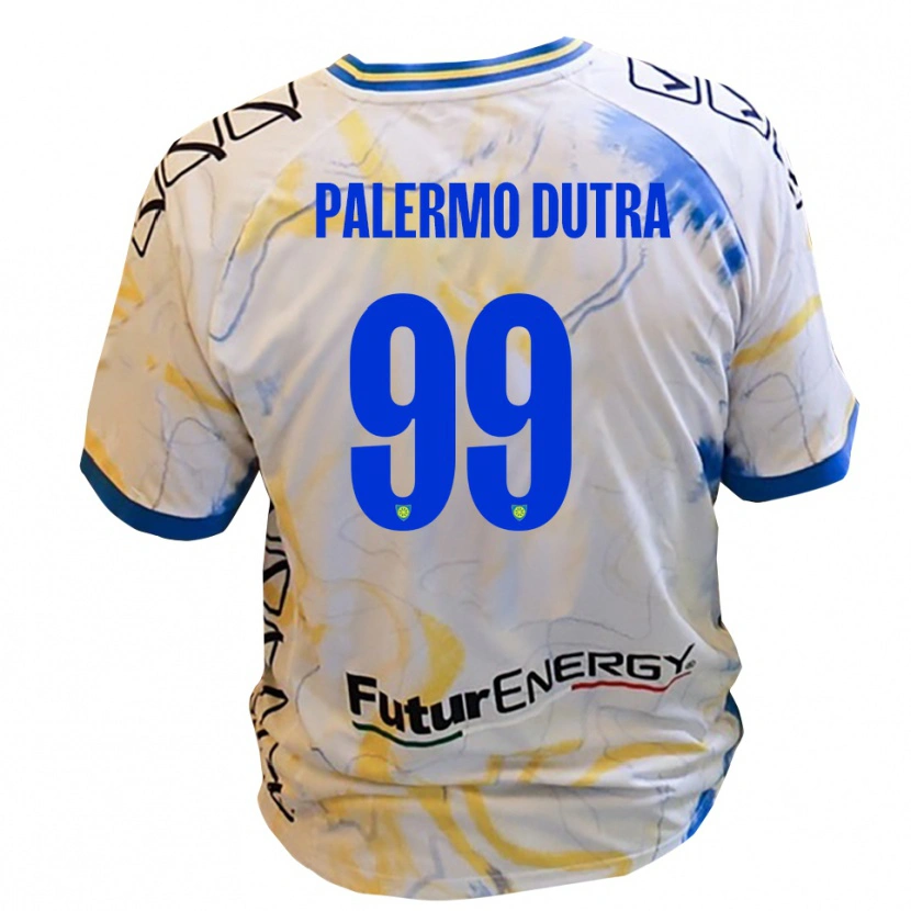 Danxen Kvinnor Ryduan Palermo Dutra #99 Vitt Gult Blått Bortatröja Matchtröjor 2025/26 Tröjor T-Tröja
